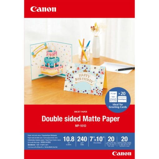 Canon Fotopapier 18x25cm 20Blatt weiss MP101D doppelseitig