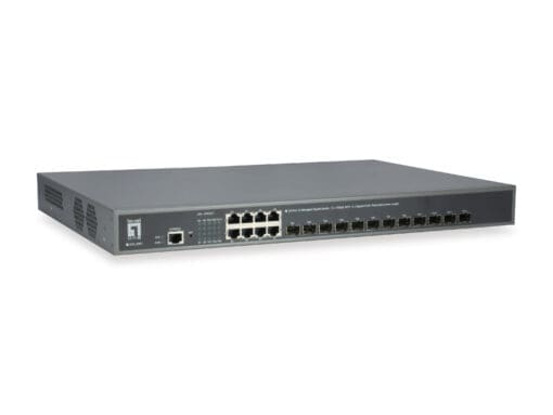 LevelOne 20-Port L3 Managed Gigabit Switch 12x10G SFP+ 8Gbit – Bild 7