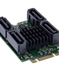 InLine® Schnittstellenkarte M.2 Key B+M zu 4x SATA Stecker, RAID, HyperDuo