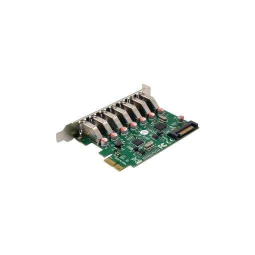 InLine® Schnittstellenkarte, 7x USB-A 3.2 Gen.1, PCIe, mit SATA Stromanschluss – Bild 4