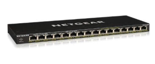 Netgear GS316P 16-Port GB PoE+ unmgd. Switch 115 W