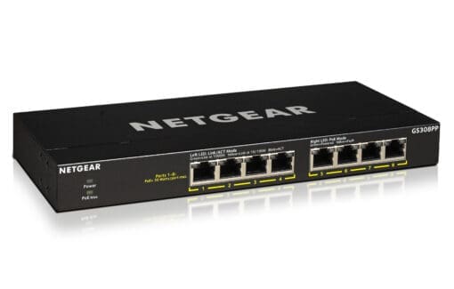 Netgear GS308PP 8-Port Gb PoE+ Flex Switch lüfterlos – Bild 3