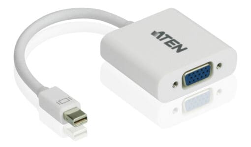 ATEN VC920 Video-Konverter Mini DisplayPort zu VGA, weiß