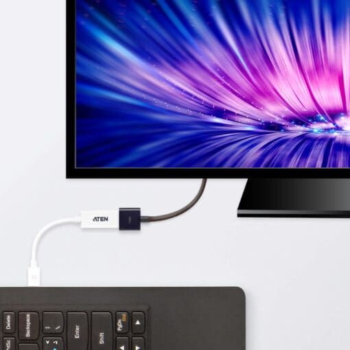 ATEN VC980 Video-Konverter Mini DisplayPort zu HDMI, weiß – Bild 2