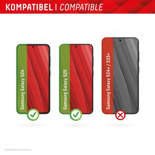 DISPLEX Panzerfolie für Samsung Galaxy S24, Galaxy S25 – Bild 3