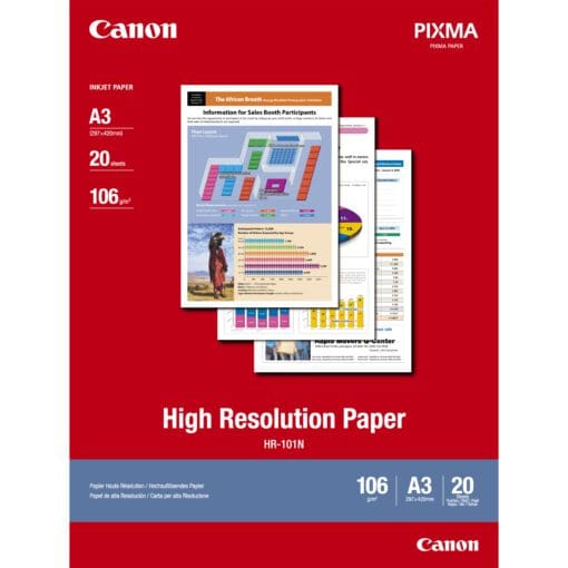 Canon Fotopapier A3 (297x420mm) 20Bl weiss hochaufloesend