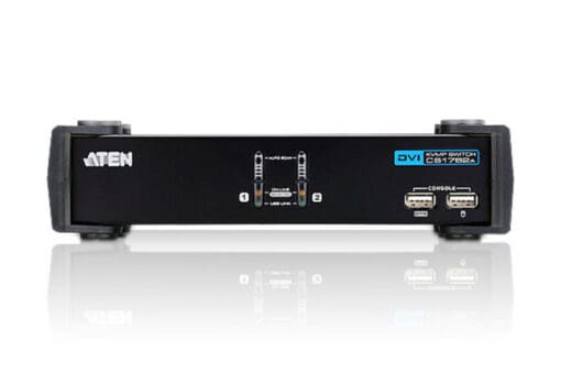 ATEN CS1762A CubiQ KVMP-Switch,2-fach, DVI, USB, Audio – Bild 3