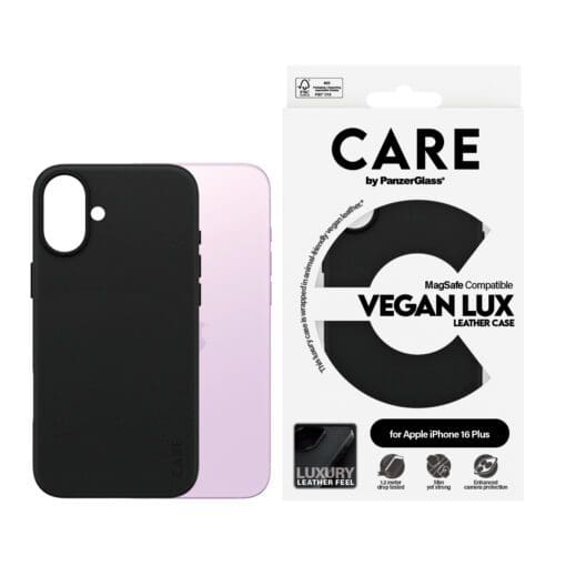 CARE Case Flagship Vegan Leather iPhone 16 Plus – Bild 2