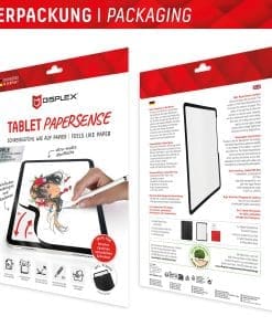 Die <strong>Tablet PaperSense Schutzfolie</strong> bietet ein authentisches Schreib- und Zeichenerlebnis mit ihrer papierähnlichen, fein aufgerauten Oberfläche. Perfekt für präzises Arbeiten und kreative Projekte, schützt sie das Display vor Kratzern und Beschädigungen, ohne die Touch-Funktionalität einzuschränken. Dank der innovativen <strong>Air Adsorption Technology</strong> ist sie leicht anzubringen und abwaschbar. Inklusive Filz-Schutzhülle für sicheren Transport.