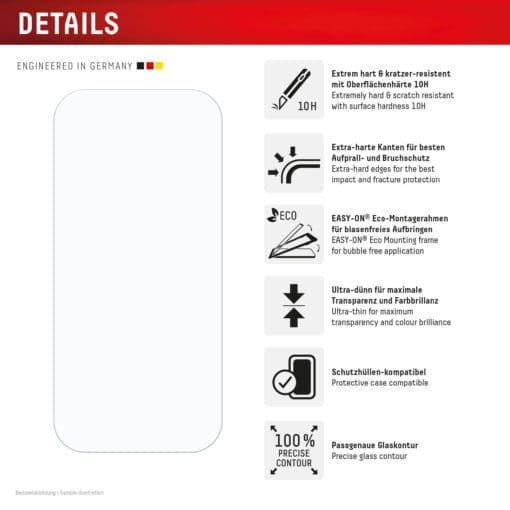 DISPLEX Panzerglas Samsung Galaxy S24, Galaxy S25 – Bild 2