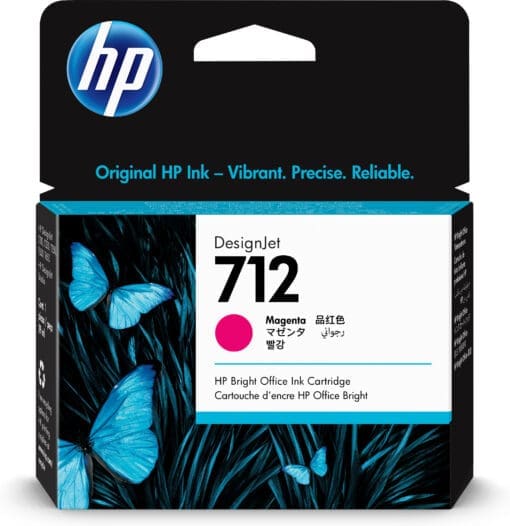 HP 712 Magenta DesignJet Druckerpatrone, 29 ml