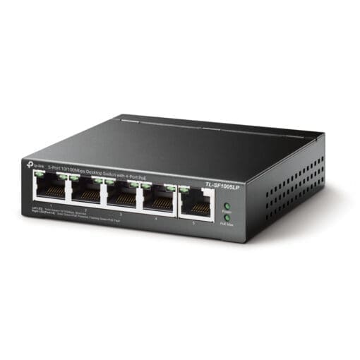 TP-Link TL-SF1005LP 5-Port 10/100Mbps (4x PoE) Switch – Bild 2