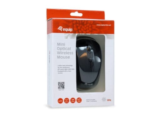 equip Life Optical Wireless Mouse black – Bild 3