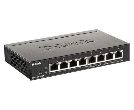 D-Link DGS-1100-08PV2 8-Port L2 PoE EasySmart Gigabit Switch – Bild 2