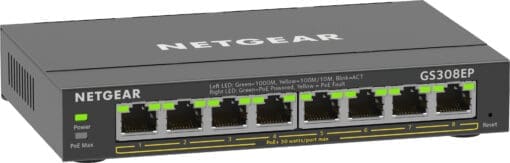 Netgear GS308EP 8-Port Gb Eth PoE+ Smart Mgd Plus Switch – Bild 3