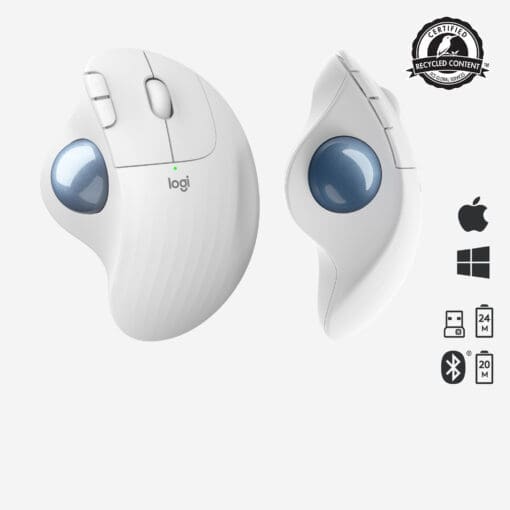 Logitech Ergo M575 Wireless Maus weiß – Bild 6