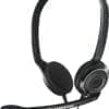Mit dem Headset PC 2 CHAT einfach über das Internet telefonieren. Dieses Einsteiger Headset liefert nicht nur Sennheiser Sound, sondern verfügt auch über ein Noise Cancelling-Mikrofon das für klare Gespräche sorgt. Dieses robuste Headset ist ideal für Familien geeignet: dank einseitigem Tragestiel bleibt man permanent mit der Umgebung in Kontakt. Einfach das Headset mit der Soundkarte des Computers, Laptops oder MACs verbinden und dank des leichten Designs, komfortabel stundenlange Gespräche zu Hause oder im Büro genießen.