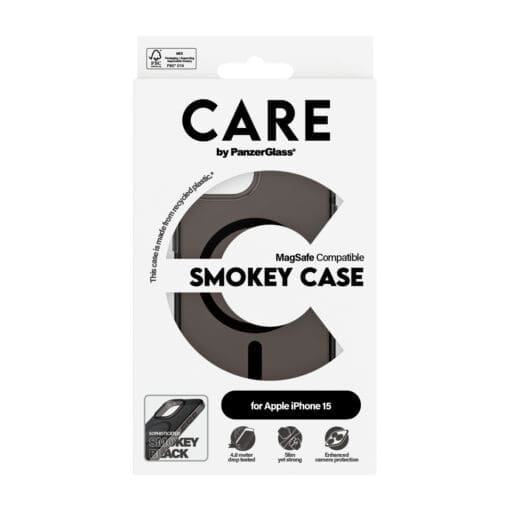 CARE Flagship Case Smokey/Black MagSafe iPhone 15 – Bild 3