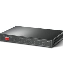 Professioneller 10-Port Gigabit Unmanaged Switch mit 8-Port PoE+, Plug and Play, mit PoE-Übertragung für die Überwachung bis zu 250 m