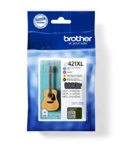 Brother Tintenpatrone LC-421XLVAL Multipack (je 1x BK/M/C/Y)