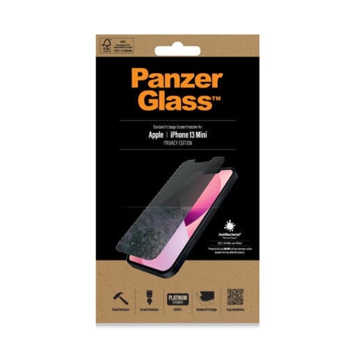 PanzerGlass iPhone 13 mini Privacy Antibakt., Standard Fit – Bild 2