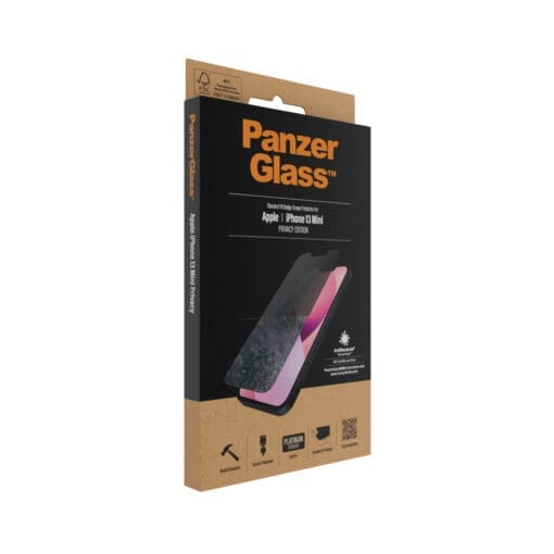 PanzerGlass iPhone 13 mini Privacy Antibakt., Standard Fit – Bild 4