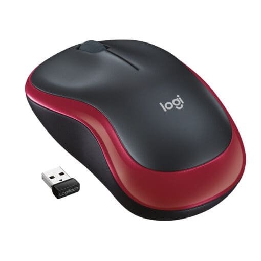 Logitech Wireless Maus M185 Red