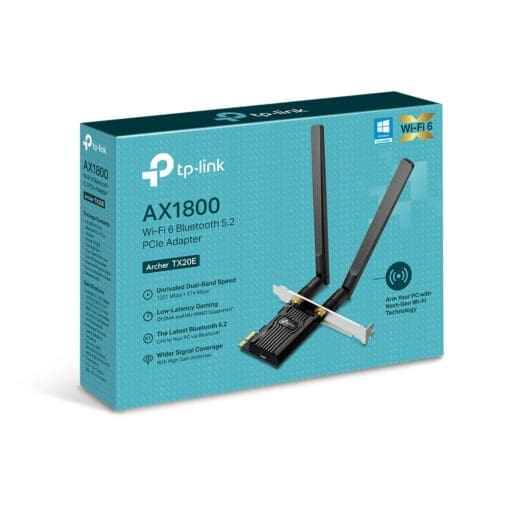 TP-Link Archer TX20E AX1800 Wi-Fi 6 BT PCI Express – Bild 2