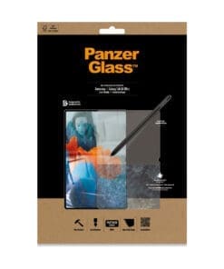 Mit dem original Displayschutz von PanzerGlass ist der Bildschirm Deines Tablets perfekt geschützt vor Gefahren, die im Alltag lauern können - seien es versehentliche Stöße gegen Tischkanten oder Stürze auf harten Boden. Der kratz- und stoßfeste Bildschirmschutz ist kinderleicht anzubringen. Danach kannst Du entspannt dem sicheren Schutz vertrauen, denn er bewahrt den Bildschirm zuverlässig vor Schäden. Seine wischfeste, antibakterielle Beschichtung wirkt aktiv gegen Keime und eliminiert bist zu 99,99% aller gewöhnlichen Oberflächenbakterien.