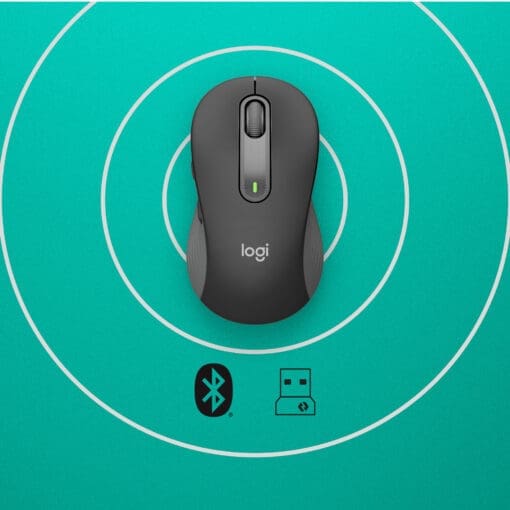 Logitech Wireless Maus Signature M650 Grafit – Bild 6