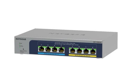 Netgear MS108EUP 8-Port Ultra60 PoE++ 2.5G Switch – Bild 2