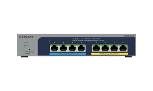 Netgear MS108EUP 8-Port Ultra60 PoE++ 2.5G Switch