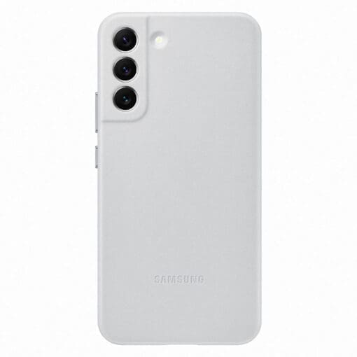 Samsung Leather Cover für Galaxy S22+, Light Gray