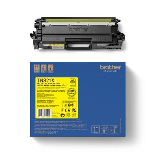 Brother TN-821XLY Jumbo-Toner Gelb (ca 9000 Seiten) – Bild 3