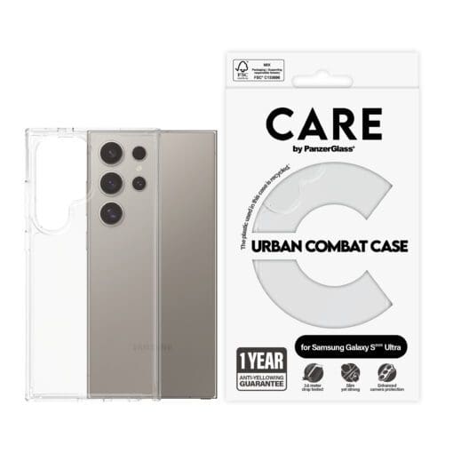 CARE Flagship Case Clear  w. Clear Frame  Galaxy S25 Ultra – Bild 2