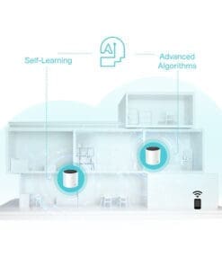Genießen Sie reibungsloses 4K-Streaming, Online-Gaming und Videoanrufe überall in Ihrem Zuhause. Holen Sie sich superschnelles WiFi 6 mit Geschwindigkeiten von bis zu 3,0 Gbit/s und drei Gigabit-Ethernet-Ports sorgen für kabelgebundene Warp-Geschwindigkeiten. Deco X50 bietet höhere WLAN-Geschwindigkeiten, größere Gerätekapazität und fast keine Verzögerung mit breiterer HE160-Kanalbandbreite.