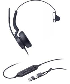 Yealink Headset UH46 Mono Teams USB-C/A