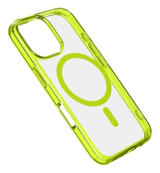 Cellularline Iconic MAG MagSafe Case iPhone 16 Pro Max Lime