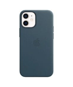 Apple Leder Case iPhone 12 mini mit MagSafe (baltischblau)
