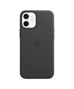 Apple Leder Case iPhone 12 mini mit MagSafe (schwarz)