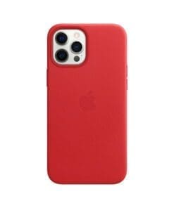 Apple Leder Case iPhone 12 Pro Max mit MagSafe (rot)
