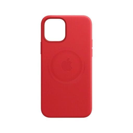 Apple Leder Case iPhone 12 Pro Max mit MagSafe (rot) – Bild 4