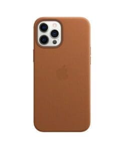 Apple Leder Case iPhone 12 Pro Max mit MagSafe (sattelbraun)