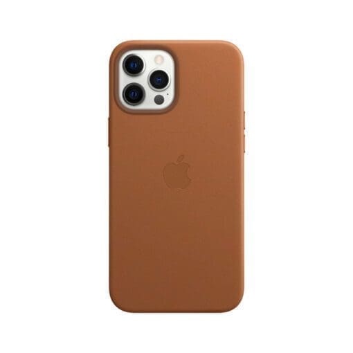 Apple Leder Case iPhone 12 Pro Max mit MagSafe (sattelbraun)