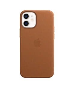 Apple Leder Case iPhone 12 mini mit MagSafe (sattelbraun)