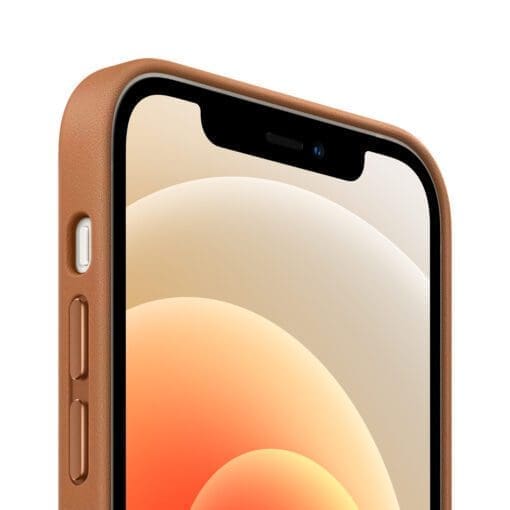 Apple Leder Case iPhone 12 mini mit MagSafe (sattelbraun) – Bild 2