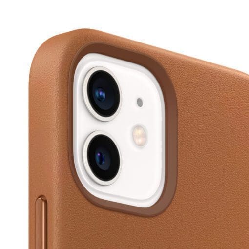 Apple Leder Case iPhone 12 mini mit MagSafe (sattelbraun) – Bild 3