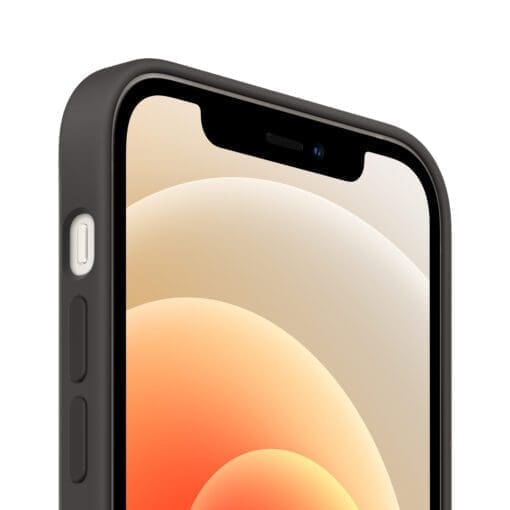 Apple Silikon Case iPhone 12 mini mit MagSafe (schwarz) – Bild 2