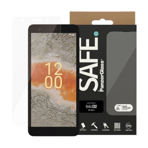 SAFE by PanzerGlass Screen Protector Nokia C02 UWF – Bild 2