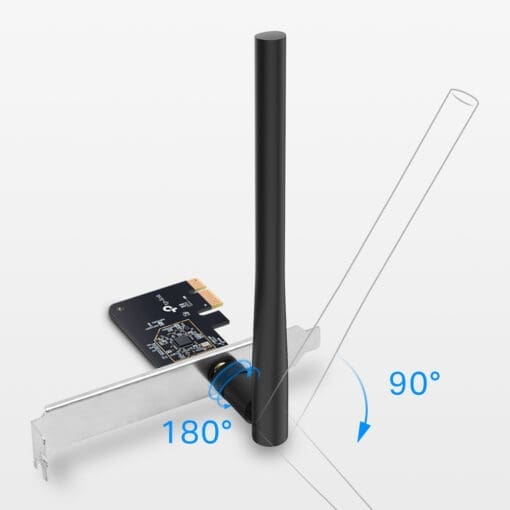 TP-Link Archer T2E AC600 Dual Band Wi-Fi PCI Express Adapter – Bild 3